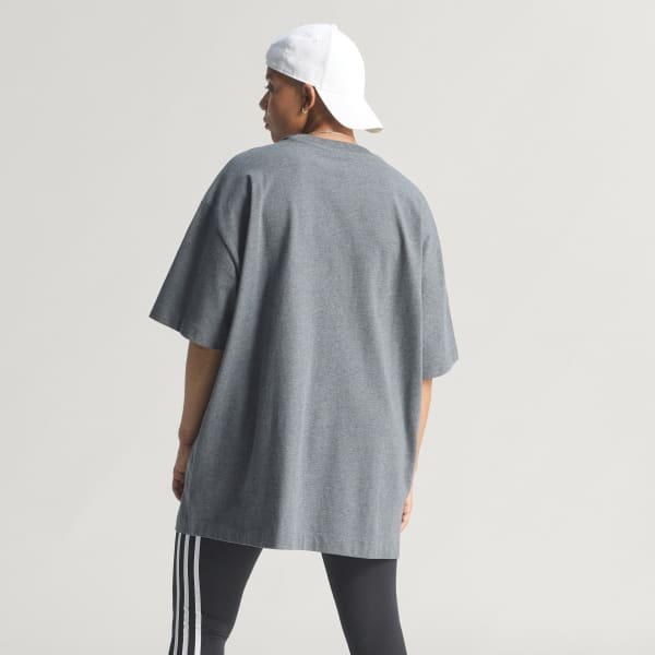 Grey adidas Basketball Tee (Gender Neutral)
