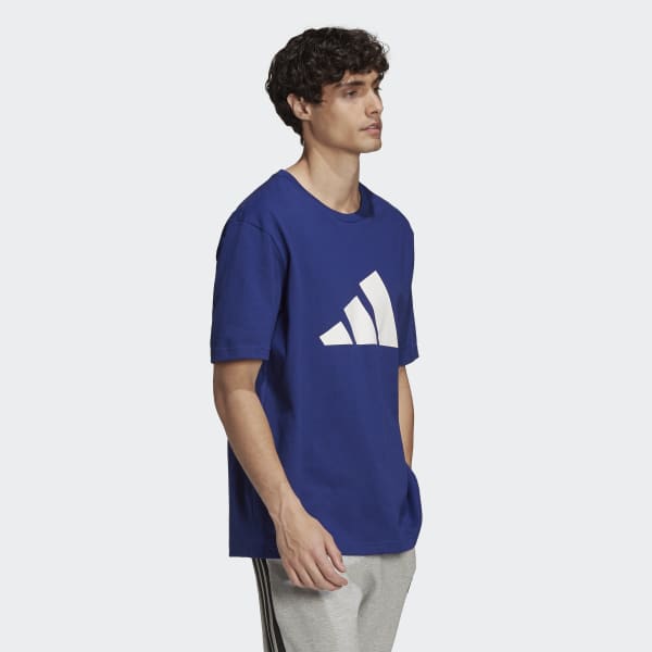 Blue adidas Sportswear Future Icons Logo Graphic Tee BP068