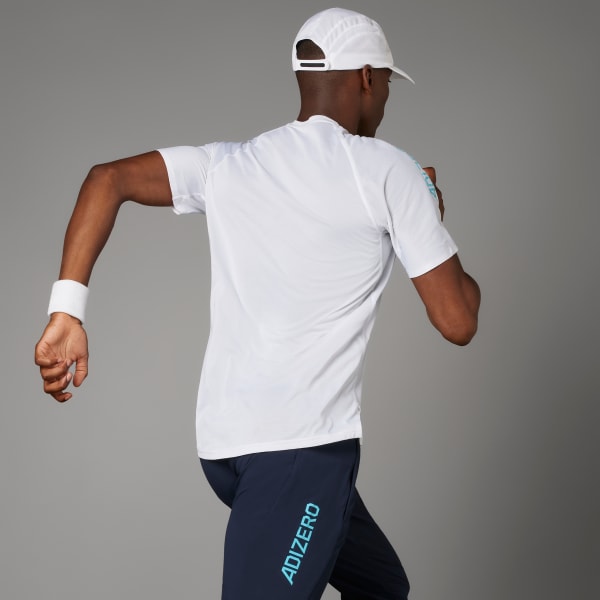 Λευκό Adizero Running Tee