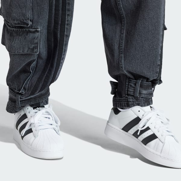 Adidas originals deals denim joggers