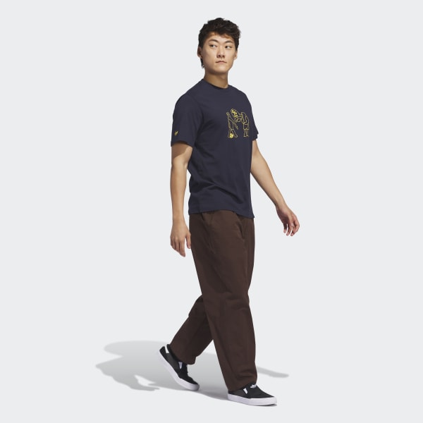 アディダス シュムーフォイル ファイター 半袖Tシャツ - ブルー