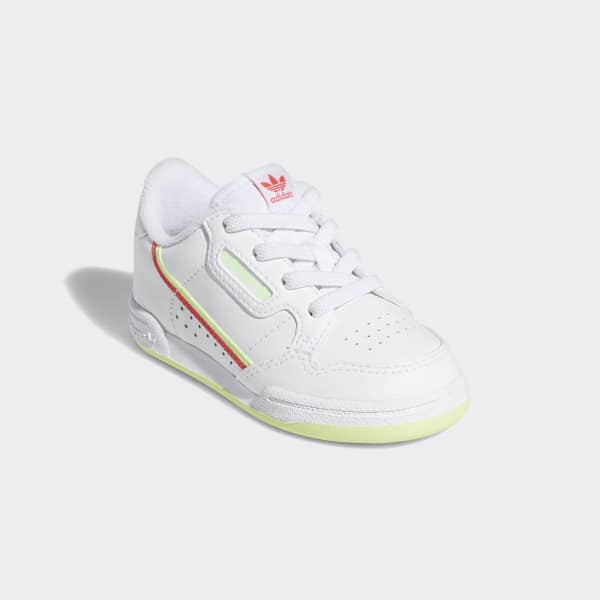 adidas continental 80 white and yellow