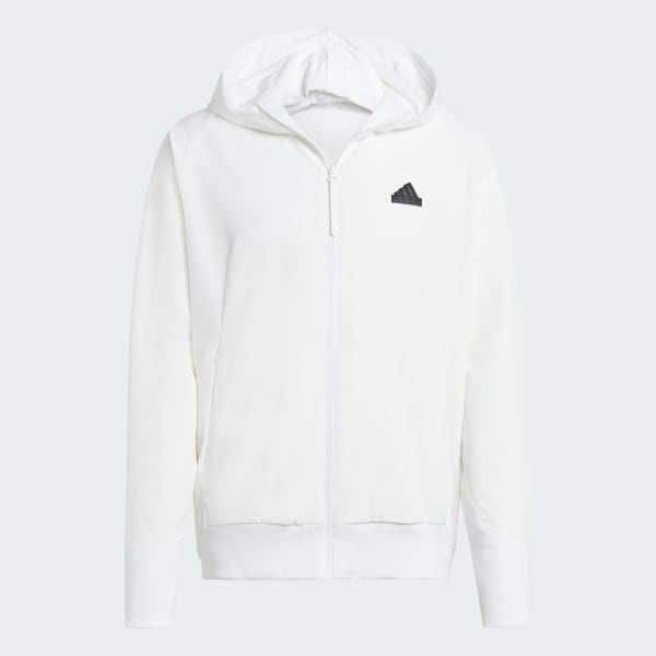 Λευκό Z.N.E. Woven Full-Zip Hooded Track Top