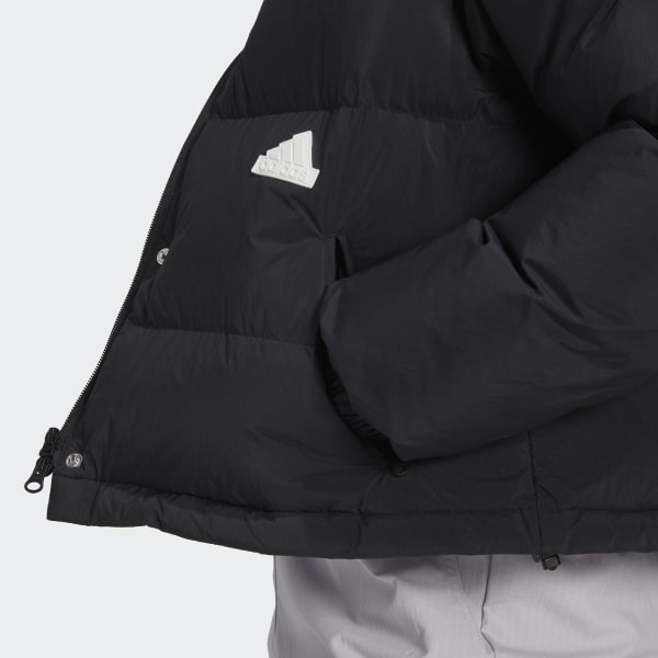 Czerń Puffer Jacket V8826
