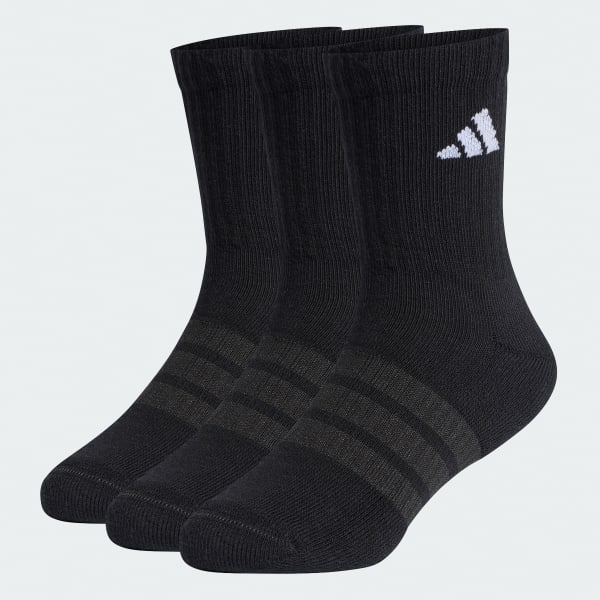 Preto MEIAS ESPORTIVAS ACOLCHOADAS 3 PARES