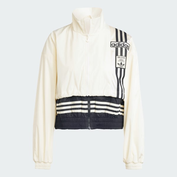 White Adibreak Woven Two-In-One Track Top