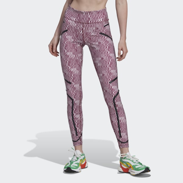 Hvid adidas by Stella McCartney TruePurpose Printed Training tights