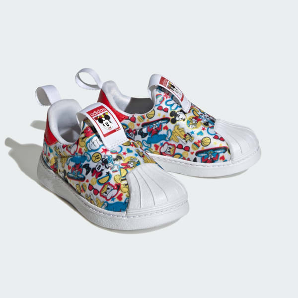 Blanco Tenis adidas Originals x Disney Mickey Superstar 360 Kids
