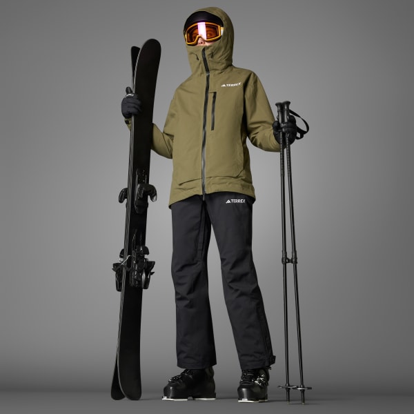 Negro Pantalón con Tirantes Terrex Xperior 2 Capas Térmico