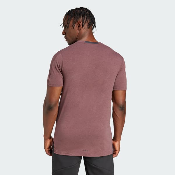 Burgundy Designed for Training Workout Tee