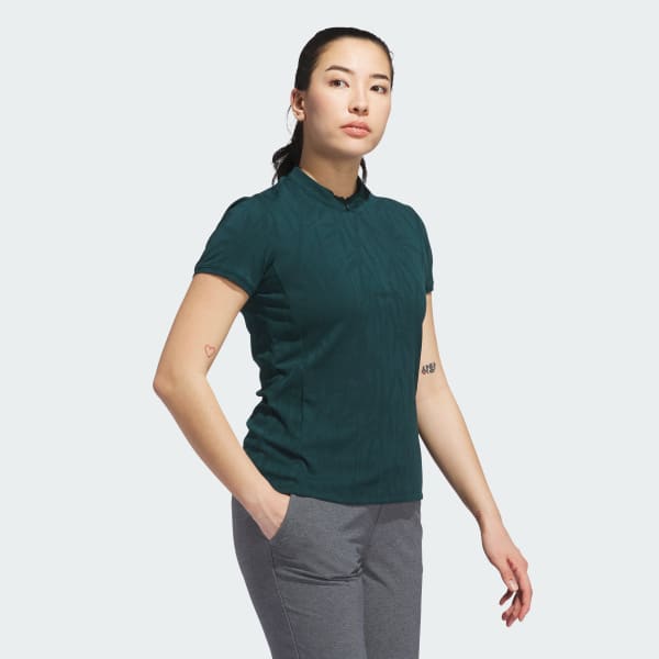 mau-xanh-la Áo Polo Ngắn Tay Jacquard Go-to