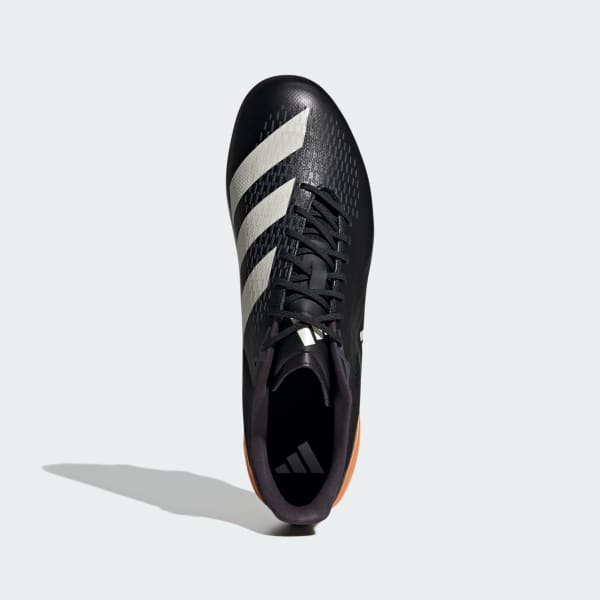 Negro Zapatos de Rugby Adizero RS15 Pro Terreno Firme