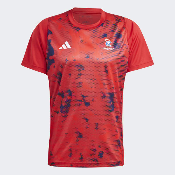 cervená Tričko France Handball