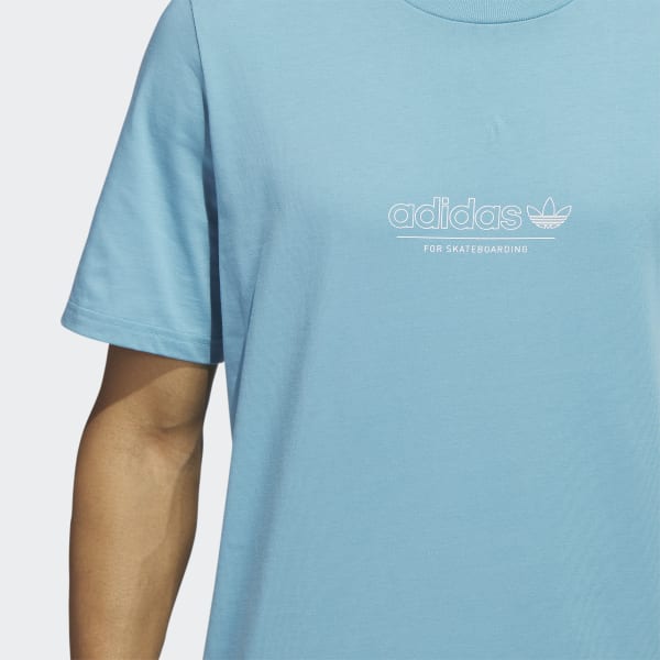 Niebieski 4.0 Strike Through Short Sleeve Tee