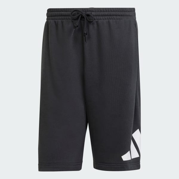 Negro Shorts Essentials Logo Grande French Terry