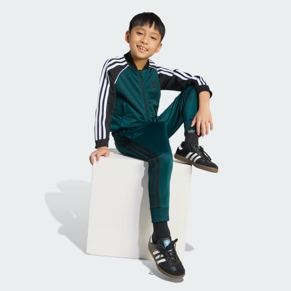 Groen Adicolor SST Trainingspak Kids