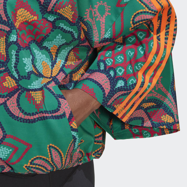 Vert Veste de survêtement FARM (Grandes tailles) HI344