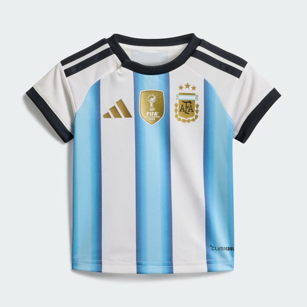 Blanco Uniforme Titular de la Selección Argentina 26 para Bebé
