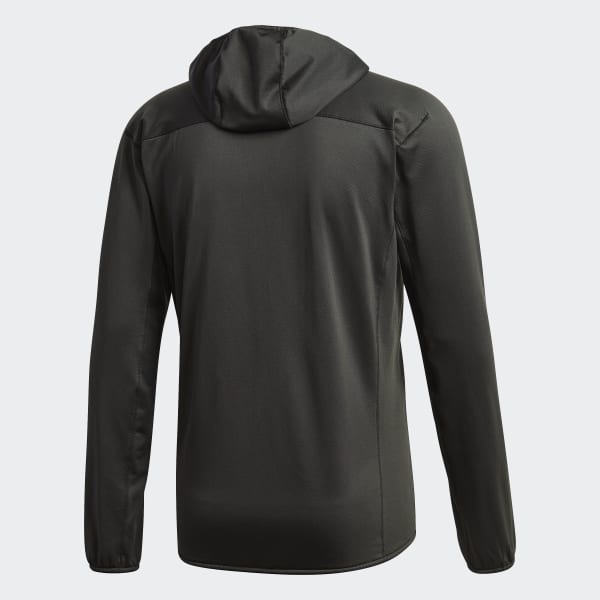 adidas TraceRocker Hooded Fleece Jacket Green adidas India