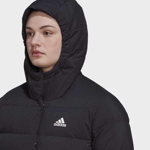 adidas Helionic Hooded Down Jacket - Black | Women's Hiking | adidas US