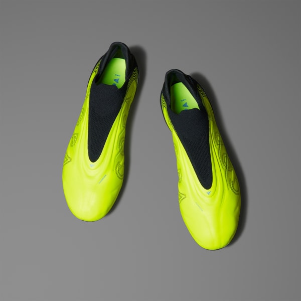 สีเขียว รองเท้าฟุตบอล Copa Pure 3 Elite Laceless Firm Ground