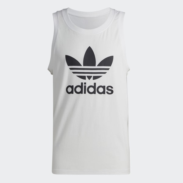 adidas Adicolor Classics Trefoil Tank Top - White | Free Shipping with ...