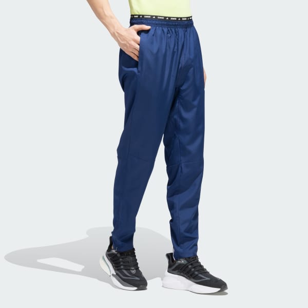Blue 3-Stripes Running Pants