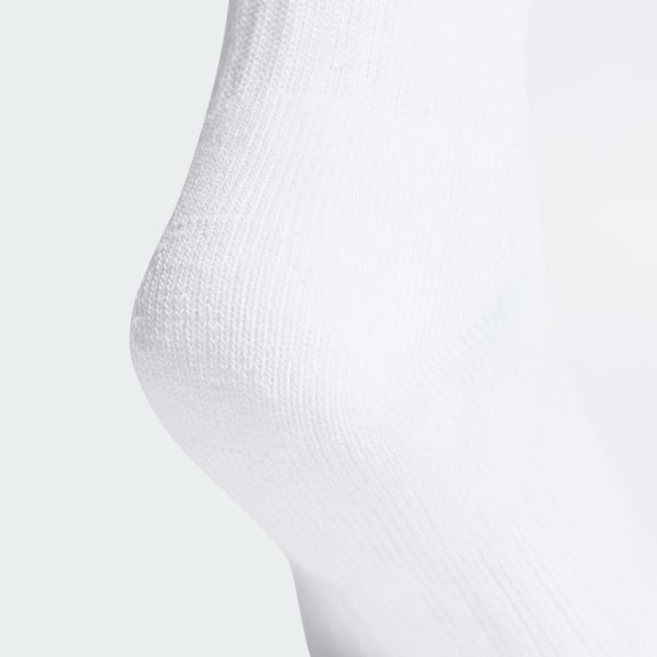 White 3STRIPES CUSHIONED SPORTSWEAR CREW SOCKS 3 PAIR PACK
