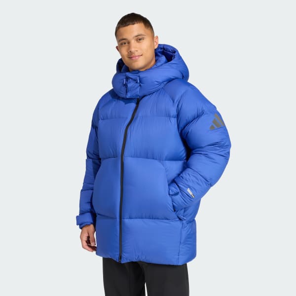 Blue MYSHELTER Climawarm Down Parka