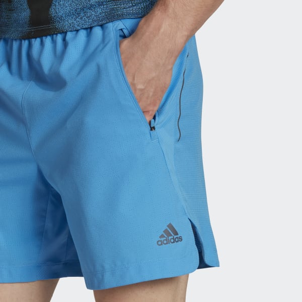 Mau-xanh-da-troi Quần Short Tập HIIT Vải Lưới IR354