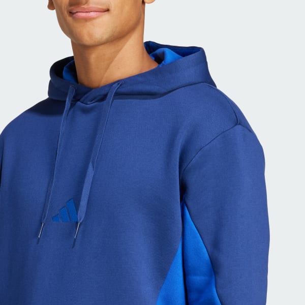 adidas Sportswear Colorblock Hooded Trainingsanzug Blau adidas Deutschland