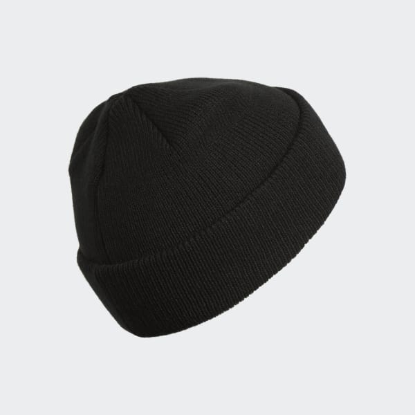 adidas trefoil beanie black