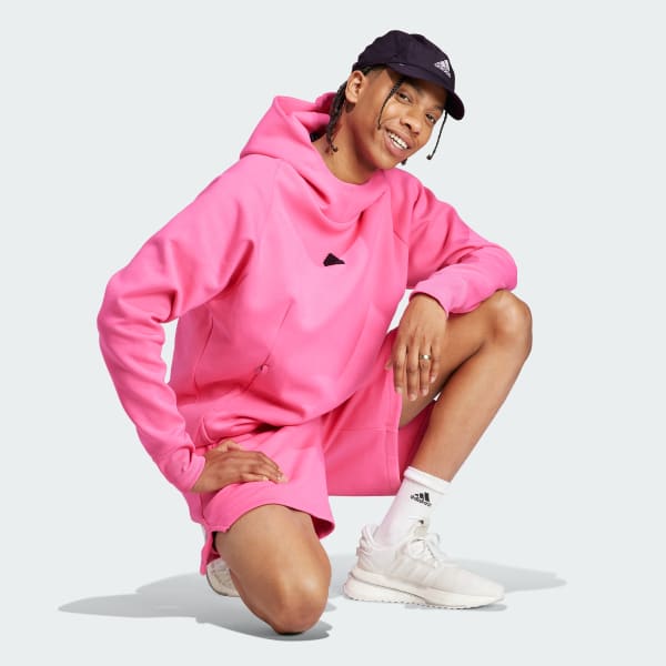Poleron adidas online rosado hombre