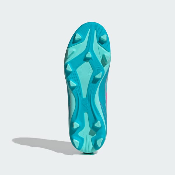 Turquesa Chuteira F50 Club Messi Firm/Multi-Ground Infantil