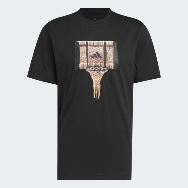 Negro Camiseta de baloncesto estampada Gallery