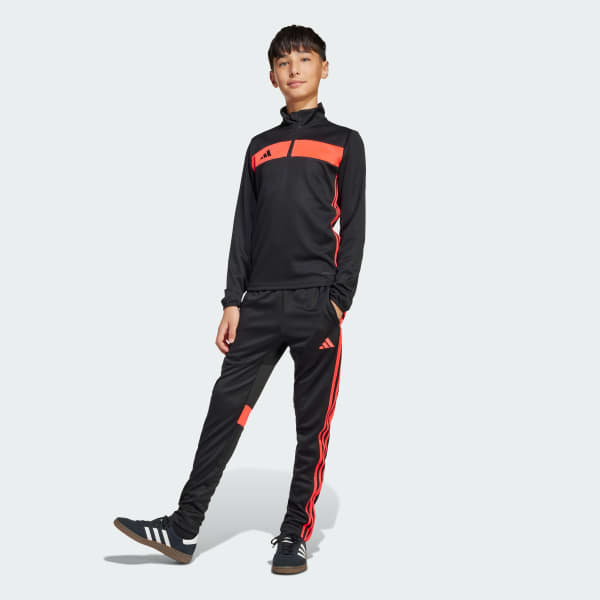 Schwarz Tiro 25 Essentials Kids Trainingshose