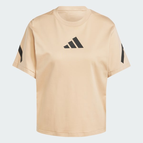 สีเบจ เสื้อยืด adidas Z.N.E.