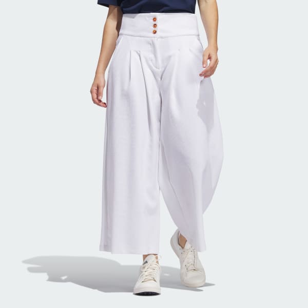 adidas Women's Golf x Malbon Culotte Pants - White | Free Shipping with ...