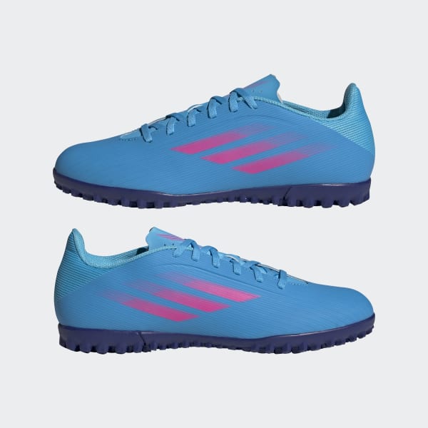 Mujer Zapatillas de Zapatillas adidas Zapatilla de fútbol X Speedflow.4 moqueta adidas de Encaje de color Azul 