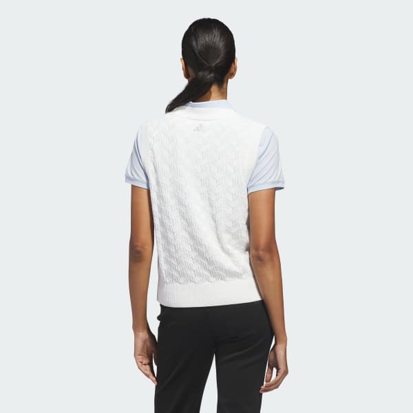 White ULTIMATE365 TOUR KNIT VEST