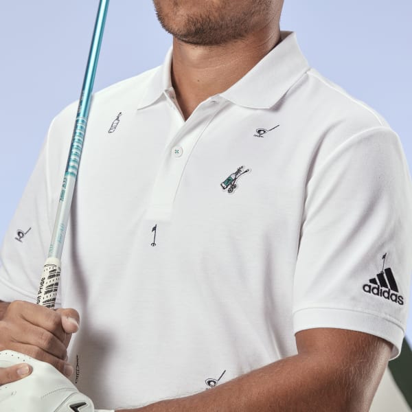 Blanco Polo AEROREADY Play Green Graphic TC573