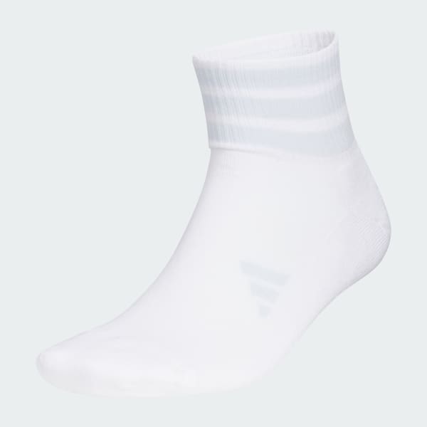 สีขาว ถุงเท้าหุ้มข้อ 3-STRIPES