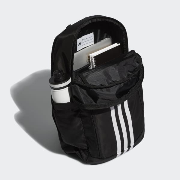 Black League 3-Stripes Backpack HFC41