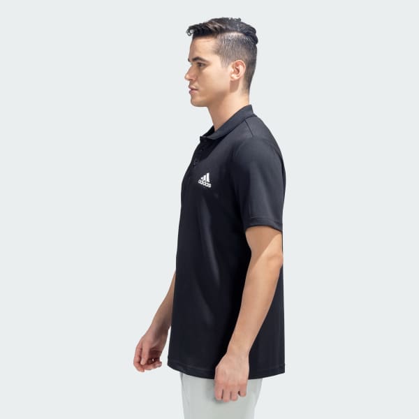 Black DESIGNED TO MOVE POLO TEE