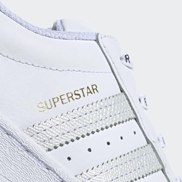 Tênis Adidas Superstar Branco e Lilás - Oficial Imports