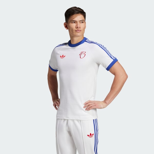 White Jude Bellingham 3-Stripes Tee