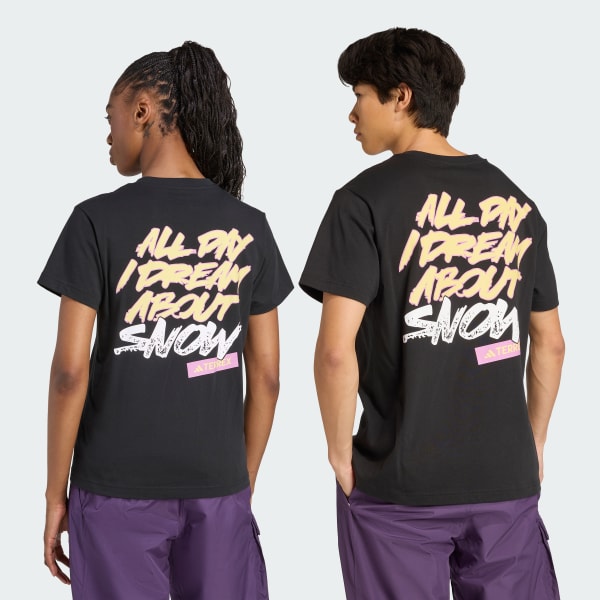 Black Terrex Snow Adventure Graphic Tee