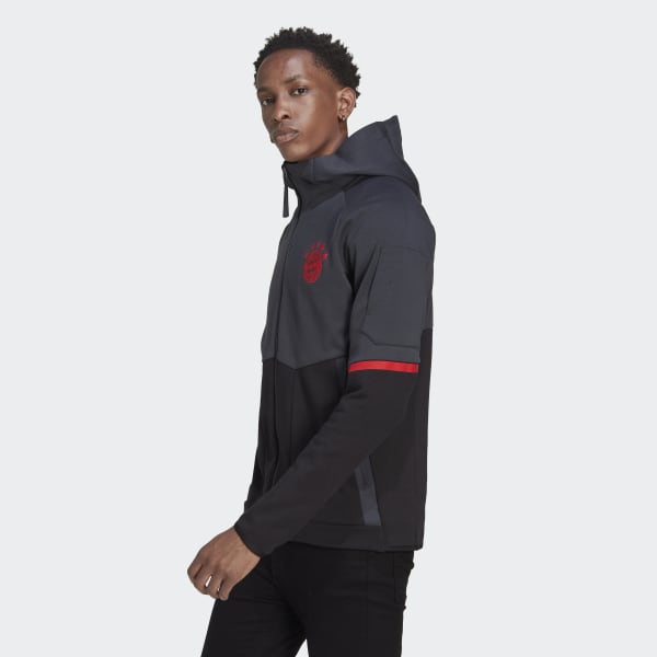 Svart FC Bayern Anthem Jacket