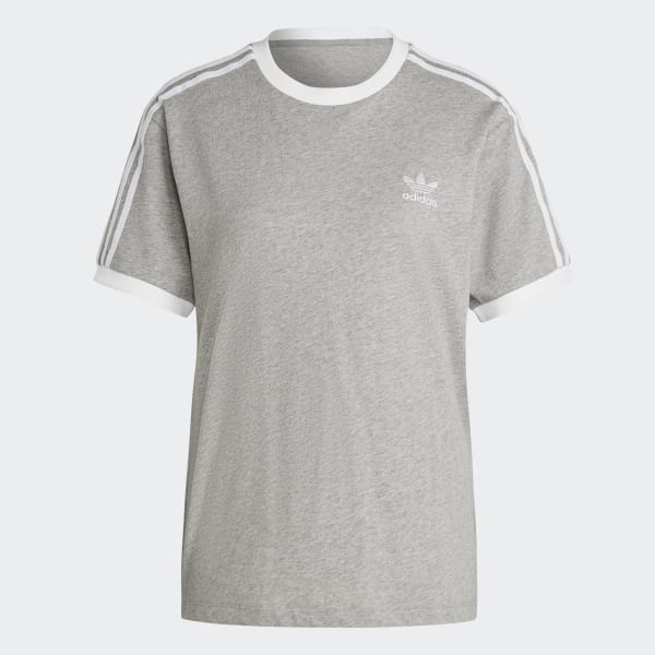 Grau adicolor Classics 3-Streifen T-Shirt