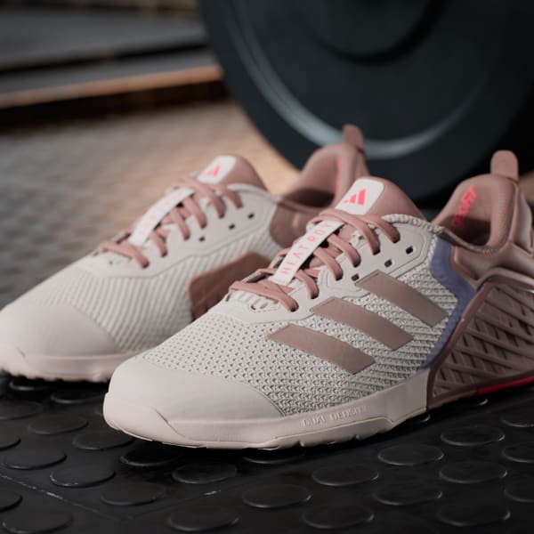 Adidas pink training shoes hot sale
